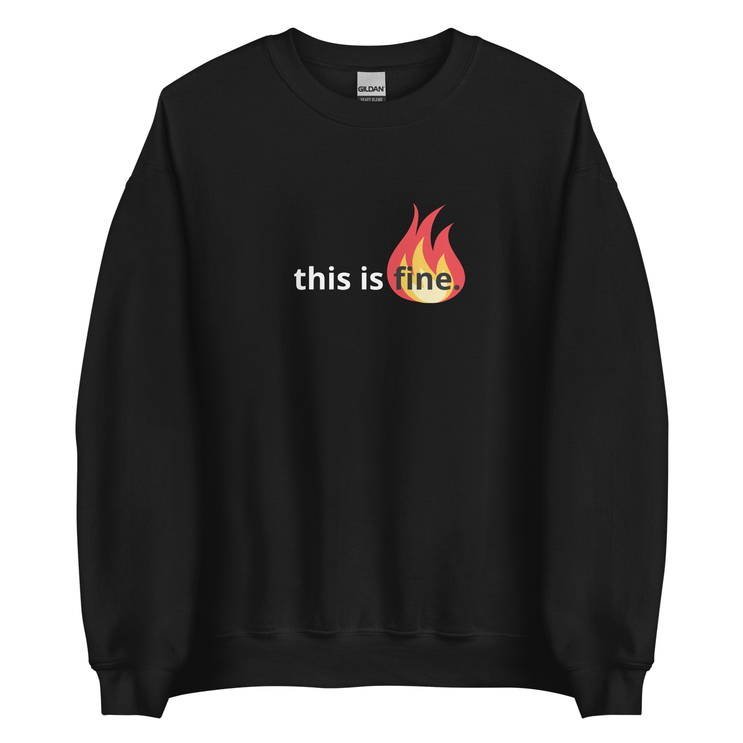 This Is Fine. Crewneck