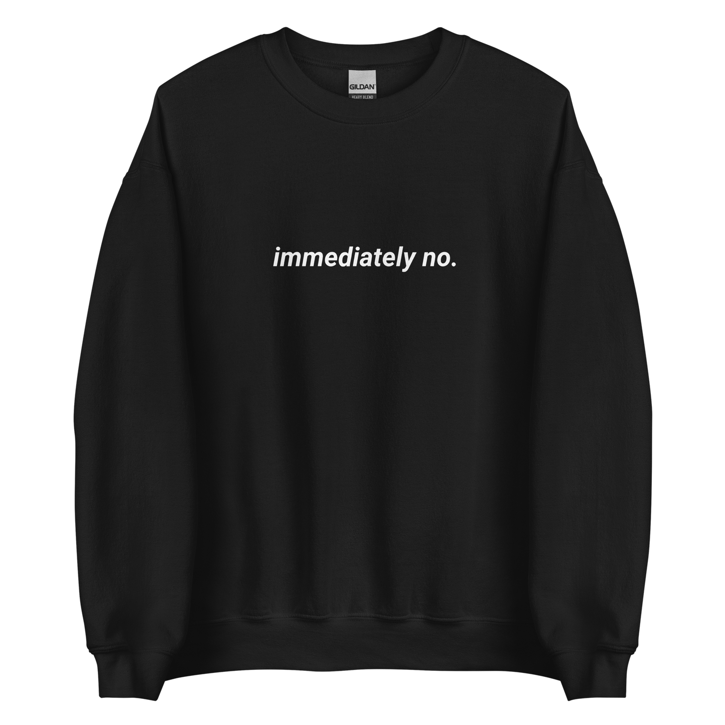 Immediately No. Crewneck - White Logo